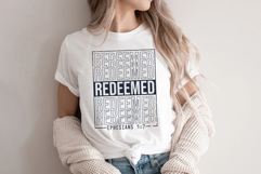 Redeemed Ephesians 1:7 SVG Svg Cut Files Creative Art Product Image 4