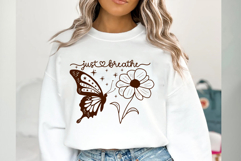 Just Breathe Svg Cut Files Creative Art Product Image 4