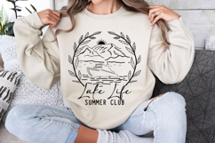 Lake Life Svg Png, Summer Club Svg Cut Files Product Image 4