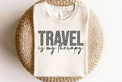 Travel Is My Therapy Svg Cut Files Creative Art Product Image 4