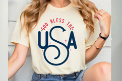 God Bless the USA Svg Cut Files Creative Art Product Image 1