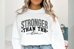 Stronger Than The Storm Svg Cut Files Creative Art Product Image 4