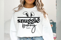 Snuggle Bunny Easter SVG Product Image 3