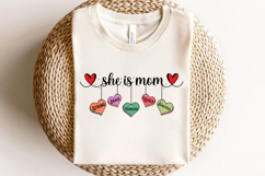 she is mom strong brave fearless lovely beautiful Svg Product Image 3