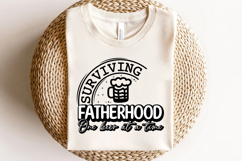 Surviving Fatherhood One Beer at a Time Svg Cut Files Product Image 4