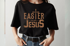 Easter is for Jesus SVG PNG, Faith SVG Product Image 3