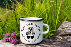 Mama needs coffee lots and lots of coffee Svg Cut Files Product Image 5