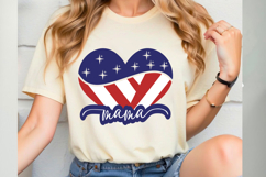 American Mama Svg Cut Files Creative Art Product Image 3