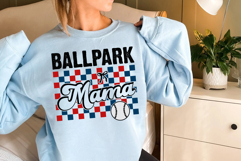 Ballpark Mama SVG PNG, Softball Baseball Svg Cut Files Product Image 4