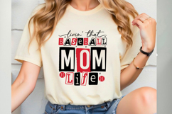 Livin That Baseball Mom Life Svg Cut Files Creative Art Product Image 5