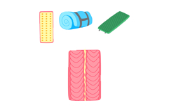 Various sleeping pads for camping and outdoor adventure Product Image 1