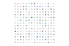 Large collection of diverse isometric icon set Product Image 1
