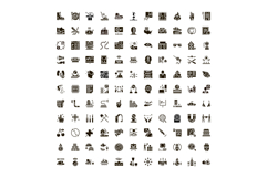 Big collection of diverse glyph icons and concepts Product Image 1