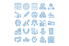 Hand drawn doodle sketch icons set developing concepts Product Image 1