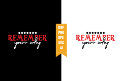 Remember Your Why Svg, Motivation Svg Designs Product Image 1