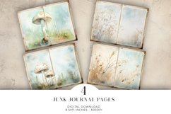 Watercolour Scenic Junk Journal Digital Paper Bi-fold Product Image 1