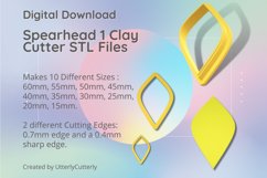 Spearhead 1 Clay Cutter - Cookie Cutter STL File Product Image 1