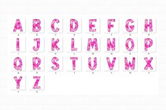 Tie-dye Summer Doodle Alphabet Colorful Hand Drawn Letters_1 Product Image 2