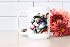 Colorful Bunny with Hat | Clipart Product Image 2