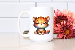 Smiling Plush Cat | Sublimation | Clipart Product Image 2