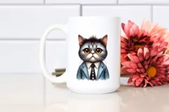 Cat in suit| Clipart Product Image 2