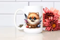Watercolor Funny Pomeranian | Clipart Product Image 2