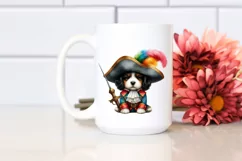 Wearing Musketeer Suit Puppy Clipart Product Image 2