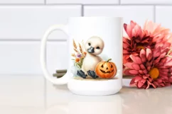 Cute Baby Swan Sitting PNG Product Image 2