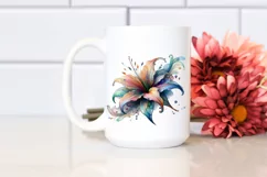 Vibrant Lily in Pastel, Translucent PNG Product Image 2