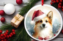 doggie round sticker sublimation png Product Image 2