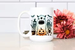 Retro Haloween Monster, Transparent PNG Product Image 2