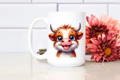 Happy Highland Cow, High-Res PNG Product Image 2