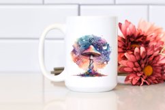 Magical Watercolor Mushroom Splash Clipart Product Image 2