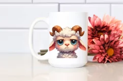Funny Sheep Goat PNG Product Image 2