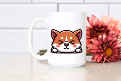 Cute Baby Akita Cartoon Clipart Product Image 2