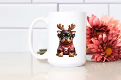 Winter Baby Rottweiler, High-Res PNG Product Image 2
