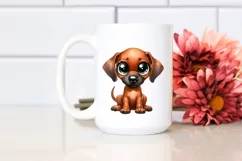 Watercolor Cute Baby Rhodesian Ridgeback | Clipart Product Image 2