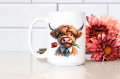 Tie Funny Goofy Tulip Rose Sublimation Clipart Product Image 2