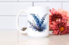 Glossy Delphinium PNG Product Image 2