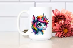 Cute Baby Unicorn PNG Product Image 2