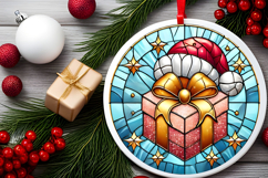 Round Christmass Ornament PNG Product Image 2