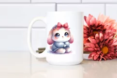 Cute Smiling Baby Watercolor | Sublimation Clipart Product Image 2