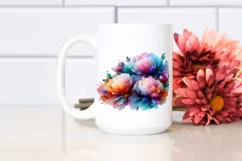 Autumn -like Peonies Transparent PNG Product Image 2