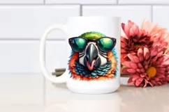 Vibrant Macaw Sunglasses Tongue | Clipart Product Image 2
