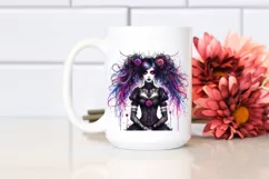Vibrant Gothic Girl, Transparent PNG Product Image 2