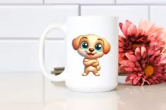 Colorful Baby Labrador Retriever Clipart Product Image 2