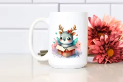 Expressive Baby Reindeer Hummingbird PNG Product Image 2