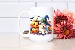 Colorful House Baby Dog Rainbow Flowers | Sublimation Product Image 2