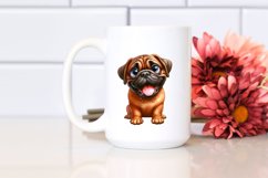 Enthusiastic Bullmastiff | Sublimation | Clipart Product Image 2