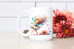 Colorful Fairy Tumbling Petals in Wind | Sublimation | Product Image 2